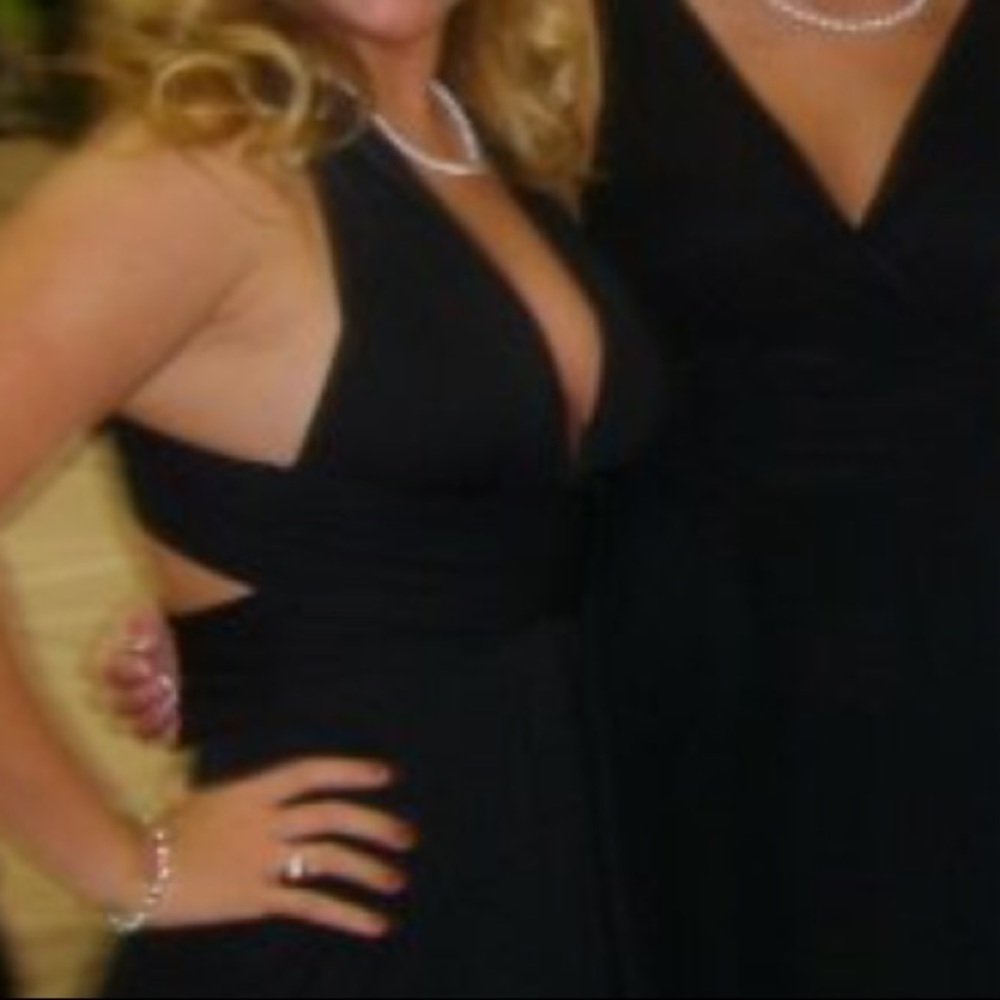 Beautiful black cocktail dress- worn twice!